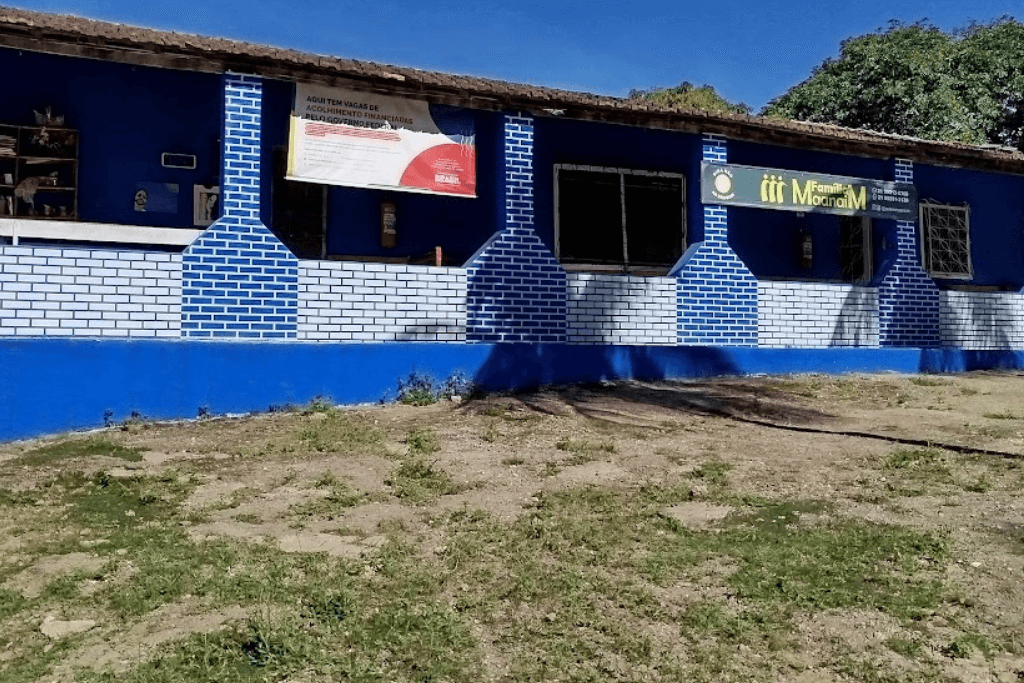 Ampla área de convivência